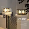 Luces Solares para Pilares de Portón, Luces de Cabeza para Pilares de Valla, Luces Solares para Pilares de Portón de Villa, Luces para Patios Exteriores y Jardines, Luces de Pilar Impermeables