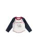 Roupa Infantil Youbao 2026 Nova Coleção Primavera e Outono Blusa Infantil Raglan Color Block Camiseta Manga Longa para Meninas