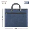 Bolsa de Mão Executiva para Escritório Bolsa de Informação Zíper à Prova d'Água Bolsa de Mensageiro Bolsa para Documentos Bolsa para Aulas Particulares Pasta Bolsa Personalizada para Documentos