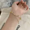 Diseño Casual, Diseño Elegante de Nicho, Pulsera de Hilo con Bolas Pequeñas, Lujo Accesible, Gama Alta, Joyería de Mano de Moda y Elegante para Mujeres