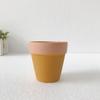Macaron Flor de Suculenta Colorida Vaso de Flor de Suculenta Argila Vermelha Combinação de Mesa Criativa Vaso de Flor