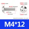 Tornillos de Cabeza Semiredonda de Acero Inoxidable 316 con Agujero Hexagonal, Pernos de Cabeza Hexagonal Iso7380 M3M4M5M6