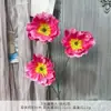 Flores Artificiais para Casamento, Papoula de Seda com 3 Cabeças Falsas para Exibição em Mesa de Sala de Estar, Decoração Suave para Estúdio de Fotografia e Arte Floral