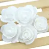 Cabeza de Flor de Rosa de Espuma Simulada de 3.5 cm Flor de Rosa Pe Materiales de Decoración de Boda Cabeza de Flor Artificial Venta al por Mayor