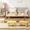 Banquillo de Madera Maciza Taburete Pequeño Taburete Doméstico Sofá Taburete Bajo Reposapiés Sala de Estar Reposapiés Taburete Debajo de la Mesa Reposapiés Fábrica