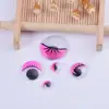Ojos móviles coloridos con reverso adhesivo, pestañas DIY, pegatinas de globos oculares, arcilla para ojos en blanco y negro, accesorios de joyería