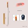 Pluma Japonesa para Uñas Pincel para Uñas Varilla de Madera Pluma de Dibujo a Color Pluma para Dibujo de Líneas Forma de Abanico Degradado Viñeta Francesa Herramienta Pincel para Fototerapia