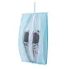 Bolsa de viaje para zapatos de almacenamiento de PVC, a prueba de polvo, organizador de zapatos portátil, impermeable, bolsa de zapatos transparente, bolsa de almacenamiento con cremallera