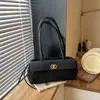 Nova bolsa baguete acolchoada grande de camurça retrô com toque de luxo, bolsa de mão estilo bowling, bolsa de ombro, bolsa de ombro feminina