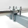 Parafuso U Galvanizado em Ângulo Reto Suporte de Placa Quadrada Braçadeira Quadrada U-Bolt Fixação Cruzada Tubo Quadrado Tubo Redondo
