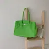Atacado de Fábrica Bolsa de Mão de Gelatina em PVC Logo Personalizável Suporta Etiquetagem Dropshipping Bolsa Kelly Bolsa de Mão Feminina Verão