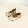 Zapatos de Cuero para Niñas Estilo Coreano Mary Jane Slip-On de Nuevo Estilo Primavera y Otoño 2026 con Suelas Suaves y Lazo Zapatos de Ballet Princesa
