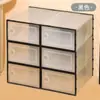 Caja de almacenamiento transparente para zapatos de bloques de construcción, artículos para el hogar, plástico simple a prueba de polvo, organizador de almacenamiento, zapatero, venta al por mayor