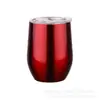 Comercio Exterior Taza de Acero Inoxidable al Vacío de 12 oz para Vino Tinto Cerveza Taza con Forma de Huevo Cáscara de Huevo Taza de Café con Aislamiento Frío