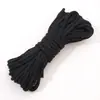 Corda de Poliéster-Algodão Monocromática 4mm Corda Trançada Artesanato DIY para Joias Pingente de Corda de Algodão Artesanato de Tecelagem Chaveiro 48 Cores
