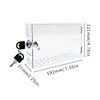 Caja de Bloqueo para Termostato de Acrílico Transparente para Fabricantes Universal con Llave Montaje en Pared Guardia Placa Alta Transparente Transfronteriza Personalización