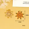 Brújula Oceánica Pirata de Estilo Mixto Transfronterizo Accesorios de Joyería DIY Esmalte Aleación Collar Pendiente de Arete Dijes