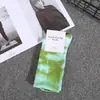 Calcetines de Algodón de Marca de Moda para Pareja Calcetines Altos Moda Urbana Estilo Hip-Hop Calcetines para Hombres y Mujeres Manualidad Tie-Dye Moda Elegante
