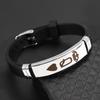 Explosiones de Moda Nacionales Hip-Hop Combinación Perfecta Acero de Titanio Picas K Pulsera Personalizada Pulsera Casual para Pareja Hombres y Mujeres