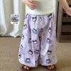 Ropa para Niños Zhe Li Conjunto para Niñas Manga Corta Verano Estilo Delgado 2026 Ropa Casual para Niños Clase a Camiseta para Bebé Niña Pantalones Antimosquitos