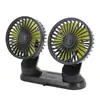 Ventilador de Carro 4207 Ventilador para Encosto de Banco de Carro Ventilador de Carro com Dupla Cabeça para Banco Traseiro Ventilador de Carro Silencioso Ajustável em Múltiplos Ângulos