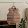 Nuevo Chaleco Cálido Ropa de Algodón para Niños Chaleco de Bebé Primavera Otoño Invierno Niños Niñas Chaqueta Gruesa sin Mangas Ropa Interior o Exterior