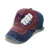 Gorra de béisbol de mezclilla lavada vintage nueva para hombres y mujeres, estilo hip hop, para exteriores, con puños viejos, transfronteriza entre Europa y Estados Unidos
