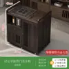 Mesa de té móvil, mesa de té pequeña, gabinete de té para el hogar con ruedas, carrito de té, mesa de té Kung Fu, tetera, juego de bandeja para juego de té integrado