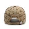 Gorra de béisbol con letras perforadas para mujer, estilo coreano, a la moda, pequeña, combinable con todo, para exteriores, primavera y otoño