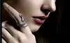 J210 Moda de estilo europeo y americano personalidad exagerada espíritu serpiente anillo estilo punk anillo de discoteca red al por mayor comercio exterior venta caliente