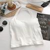 Sexy Cuello Colgante Hermosa Espalda Descubierta Top de Tubo Ropa Interior Base para Mujer Antideslizante Ligera Interior Transpirable Sin Aro de Acero Recogido Grande Envoltura de Pecho con Espalda Descubierta