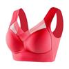 Ropa interior sin costuras de seda de hielo fina para mujer, Sujetador deportivo todo en uno de copa fija push-up anti-caída sin aros