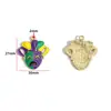 Promoção Quente da Amazon Pingente de Gota de Óleo de Carnaval Acessórios de Liga DIY Pulseira Colar Pingente Decorativo W400