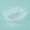 Caja Rectangular Desechable de PP Grueso con Cierre para Comida para Llevar Comida Rápida Caja Fresca Se Puede Formular Vajilla Comida Disponible