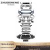 Adequado para Mercedes-Benz E-Class surround W213 mudança tardia E63AMG conjunto do pára-choques dianteiro lábio traseiro quatro garganta traseira grande surround