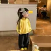 Sudadera para Niña Otoño Nuevo Estilo Moda Infantil Estilo Coreano Versátil Ropa de Manga Larga Para Primavera y Otoño Top Casual para Bebé Niña