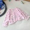 Roupas de Proteção Solar para Meninas Verão 2025 Novo Estilo Estilo Ocidental Casaco Doce para Bebê Roupas Finas de Verão Roupas Infantis Respiráveis para Ar Condicionado