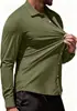 Camisas masculinas de negócios transfronteiriças, camisas casuais masculinas profissionais sem amassar, camisas masculinas de manga longa de alta qualidade direto da fábrica de origem