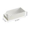 Caja de almacenamiento de bolsitas de té a prueba de polvo con tapa, transparente, superponible, para guardar cápsulas de café en el bar del salón de té.