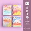 Cuaderno Pequeño A7 para Tareas, Cuaderno de Espiral, Cuaderno Portátil de Bolsillo, Bloc de Notas Lindo, Cuaderno Portátil