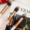 Brocha de Maquillaje de Mármol Ins Iluminador Rubor Contorno Brocha Individual Pieza Única Dropshipping Brocha Iluminadora Patrón de Mármol Estilo Ins