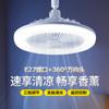 Led aromaterapia ventilador luz nova cabeça universal ventilador luz E27 parafuso casa sala de estar quarto mini ventilador luz