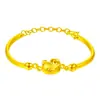 Kaiwei Pulsera de Gato de Dibujos Animados Dulce y Linda Chapada en Oro Duro 3D Joyería Chapada en Oro Pulsera de Cabeza de Gato Europea Dólar Suministro Internacional