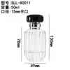 15 Botellas de Perfume de Bayoneta 30/50/100ml Botellas Vacías de Vidrio Transparente Embalaje Botellas Pequeñas con Atomizador Al Por Mayor en Stock