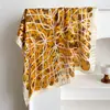 Bufanda cuadrada pequeña de lujo, ligera y de nuevo estilo, con estampado de seda, para primavera y verano, estilo coreano, con flores, profesional.