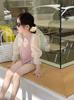Traje de baño para niños, niña, una pieza, lazo, linda princesa, traje de baño de aguas termales para niños del medio, traje de baño para padres e hijos, verano para mujer