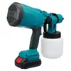 Pistola de pulverización con batería de litio pistola pulverizadora eléctrica de alta presión desmontable herramienta de pulverización pistola pulverizadora de pintura de látex venta al por mayor