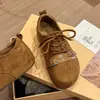 Sapatos Birkenstock de Cadarço com Solado Grosso para Mulheres 2026 Outono/Inverno Novo Fivela Bonita-Feia Tira Plataforma Casual Salto Grosso