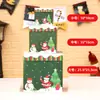 Caja de Regalo Creativa Navideña Atmósfera de Dibujos Animados Estéreo Caja Apilable Decoración de Atmósfera Navideña para Ventana de Centro Comercial Hotel
