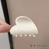 Pinza para el pelo de estilo coreano nuevo, con forma de corazón, tamaño mediano, pinza para el pelo dulce y linda para media coleta de niña, pinza de tiburón roja atmosférica